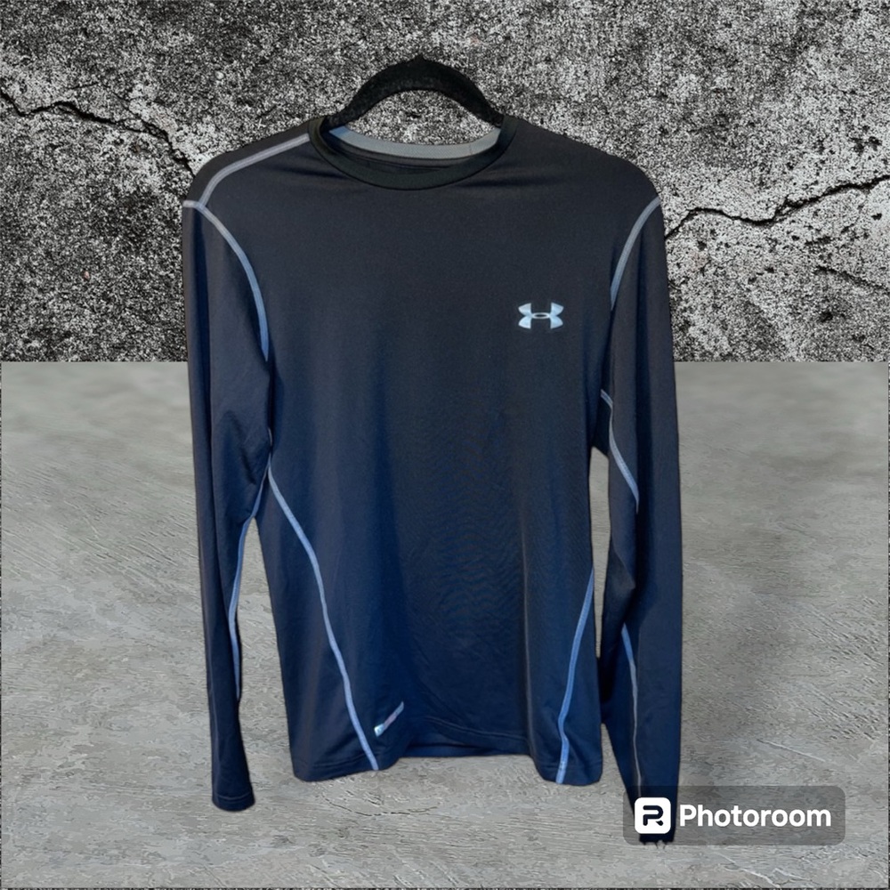 Under Armour Fitted Heat Gear Long Sleeve Top Small